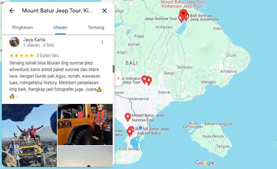 Kintamani Jeep Tour